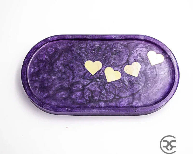 Purple Trinket Tray