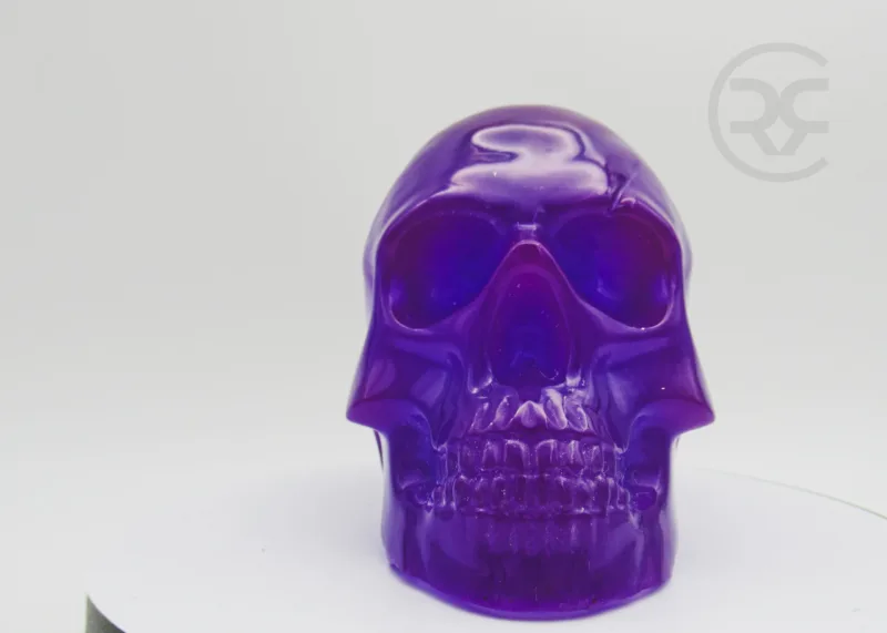 Skull Purple Colour Changing